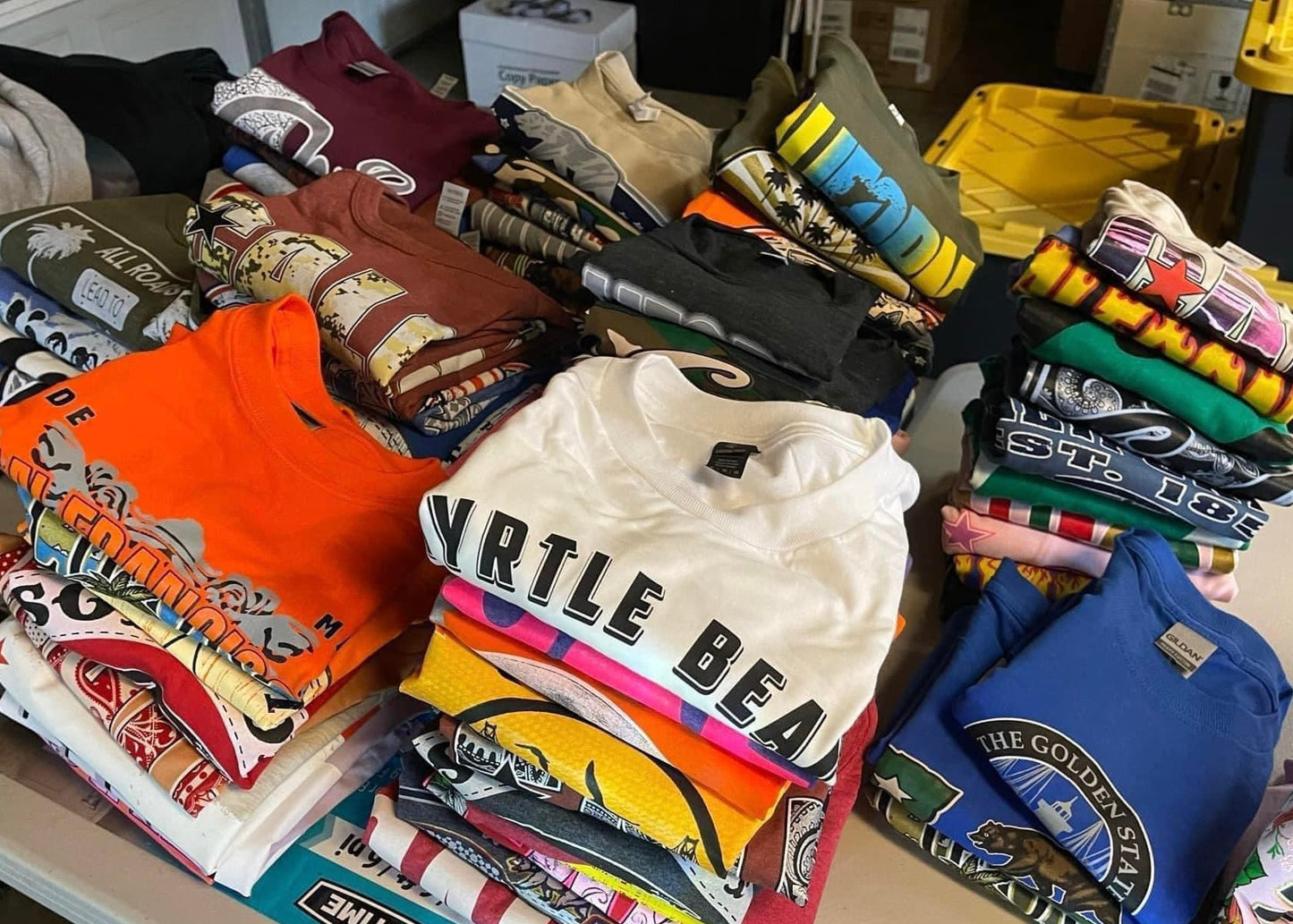 California T-shirts Pieces