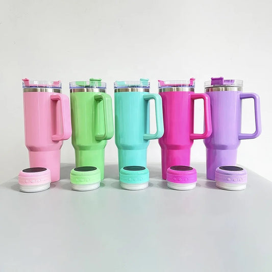 40oz Blank Sublimation Tumbler With Speaker