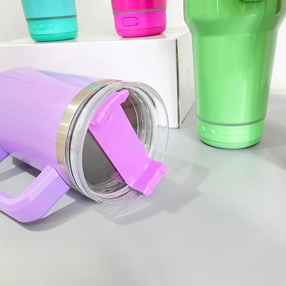 40oz Blank Sublimation Tumbler With Speaker