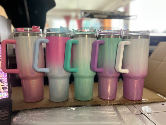 40oz Blank 2 Colors Shimmer Sublimation Tumbler