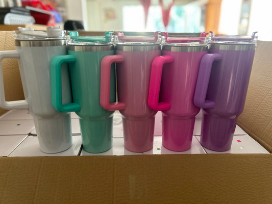 40oz Blank Shimmer Color Sublimation Tumbler