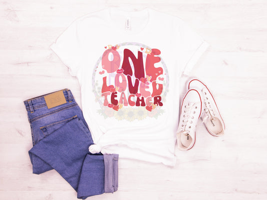One Loved Teacher (DTF Heat Transfer) RTS