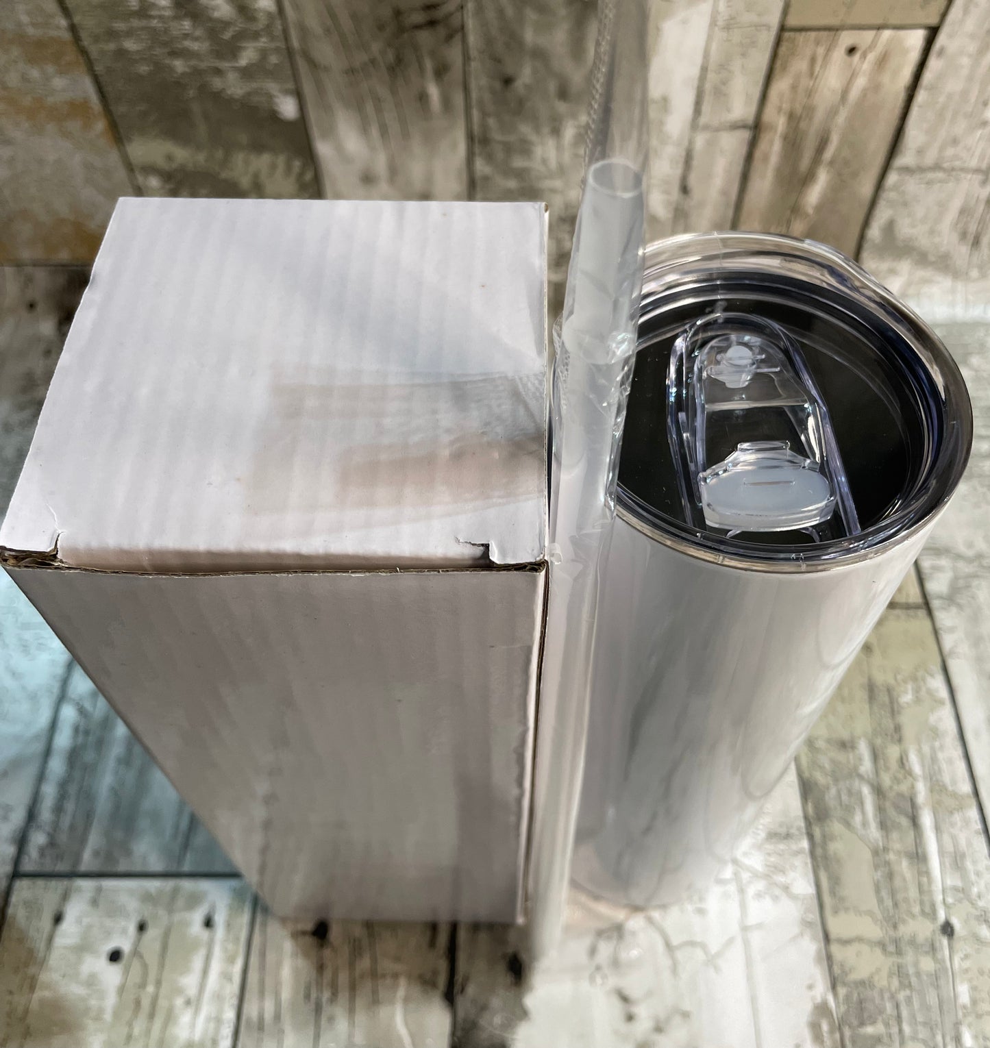 20oz Blank Sublimation Glossy White Tumber